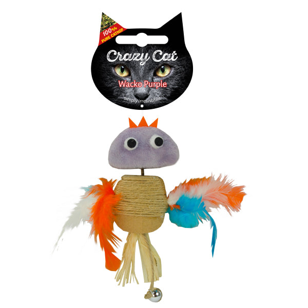 CRAZY CAT Wacko Lila mit 100% Catnip