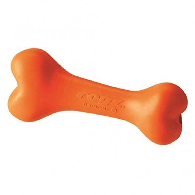 ROGZ DA BONE Knochen, 21 cm - befüllbar - grün