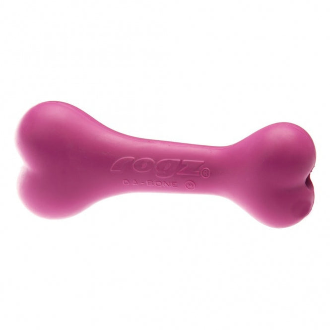 ROGZ DA BONE Knochen, 9,5 cm - befüllbar - pink