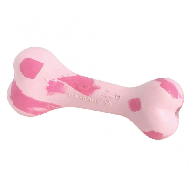 ROGZ DA BONE Welpenknochen, 14 cm - befüllbar - rosa