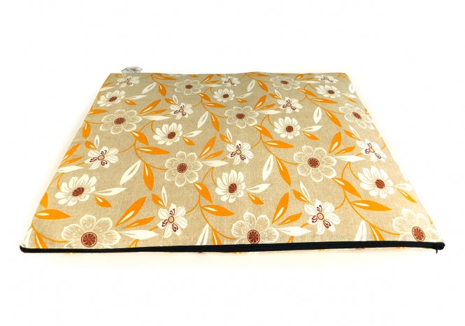 CARBONE Hundematte Mattress, 70 x 100 cm - Blumen-blau