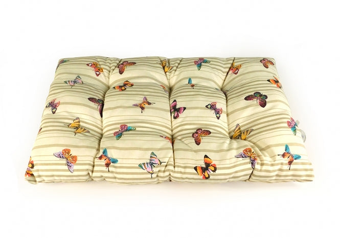 CARBONE Hundekissen Bomba, 55 x 90 cm - Blumen-blau