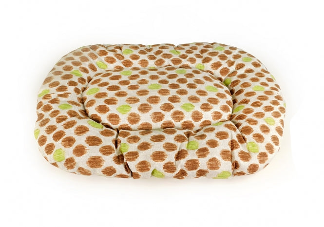 CARBONE Hundekissen Floconne, 75 x 50 cm - Karo-braun