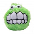 ROGZ FLUFFY GRINZ Hundeball, 7,8 cm - grün