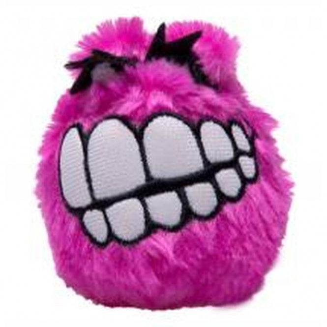 ROGZ FLUFFY GRINZ Hundeball, 7,8 cm - grün