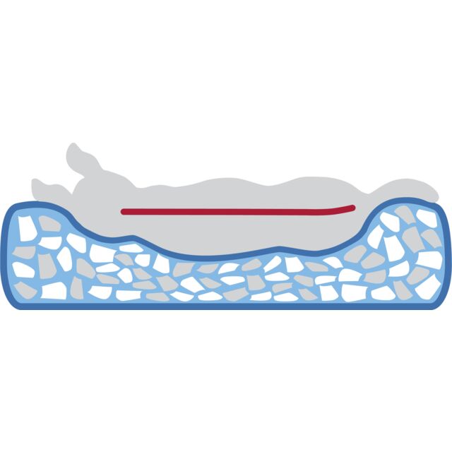 Trixie Vital Bett Jonna - creme - 100 × 70 cm