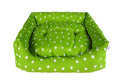 CARBONE Hundebett Domino, 65 x 80 cm - Herzen-grün