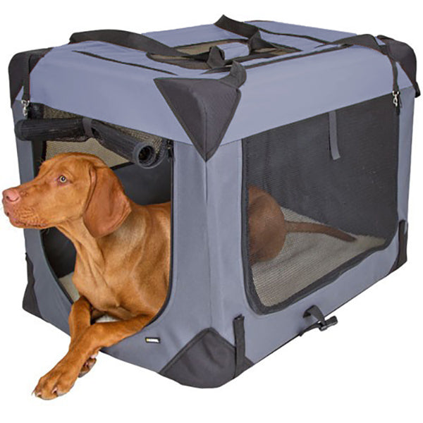Pet-Star Transport-Hütte, grau - 70 x 52 x 50cm