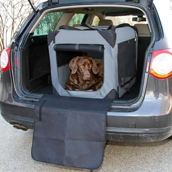 Pet-Star Transport-Hütte, grau - 90 x 61 x 65cm