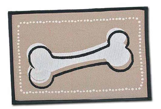 Napfmatte Knochen - 48 x 31 cm