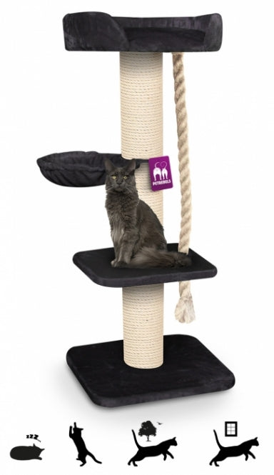 Petrebels Kratzbaum Maine Coon 173 - Schwarz
