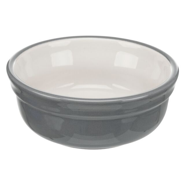 Trixie Napf-Set, Keramik/Metall - petrol/grau - 2 × 0,6 l