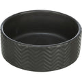 Trixie Napf aus Strukturkeramik - schwarz - 0,4 l/ø 13 cm