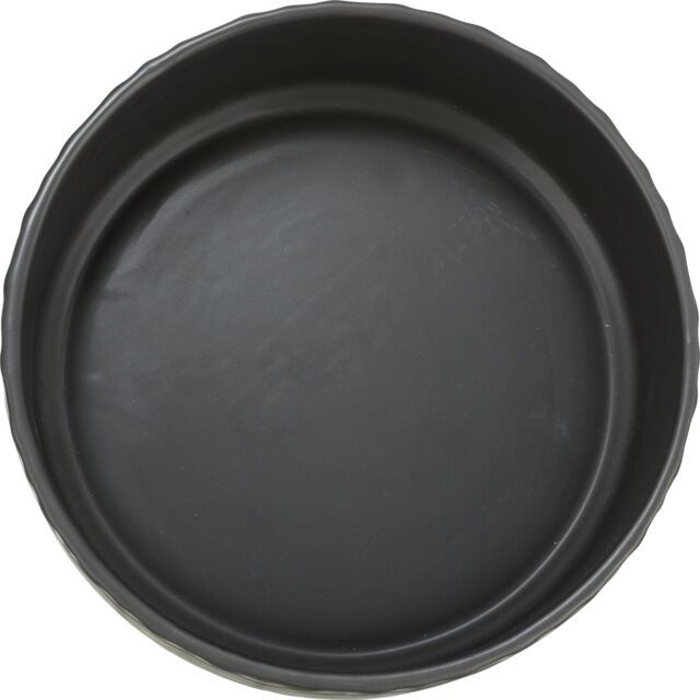Trixie Napf aus Strukturkeramik - schwarz - 0,9 l/ø 16 cm