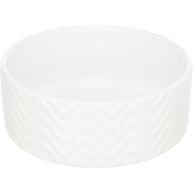 Trixie Napf aus Strukturkeramik - weiß - 1,6 l/ø 20 cm