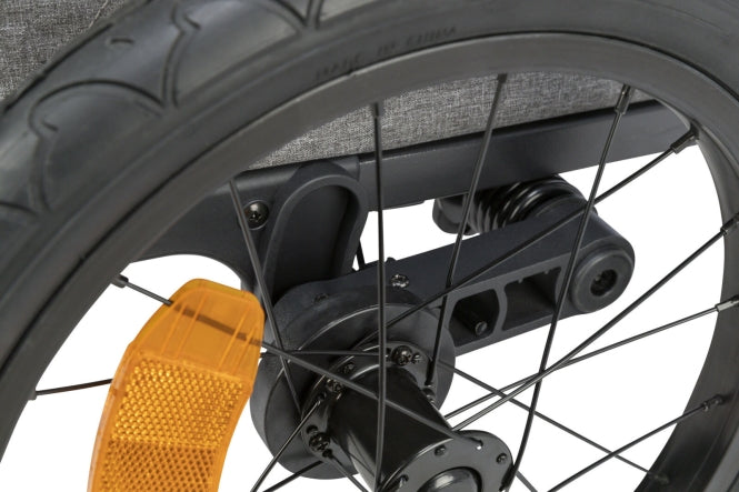 Trixie Fahrrad-Anhänger für große Hunde mit Federung - M / bis zu 35kg