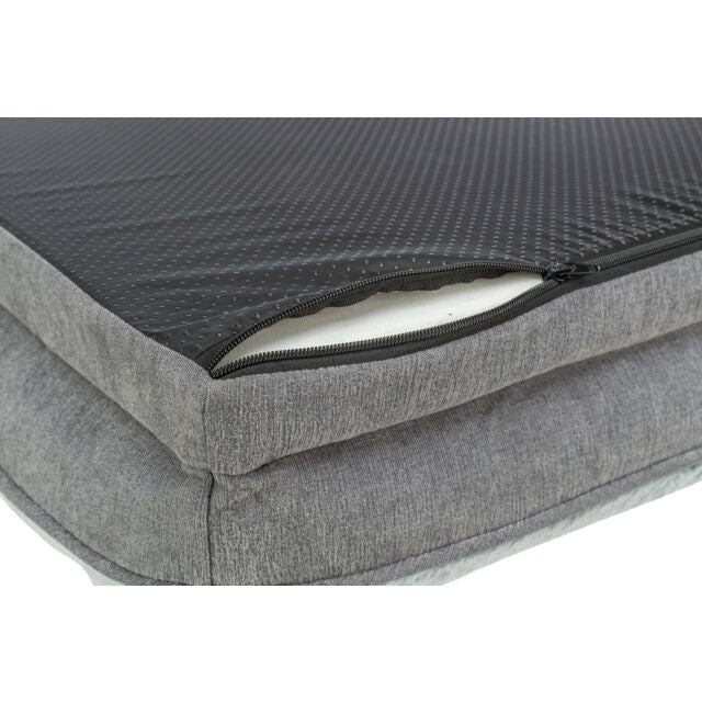 Trixie Vital Bett Lino Soft - grau/hellgrau - 110 × 75 cm