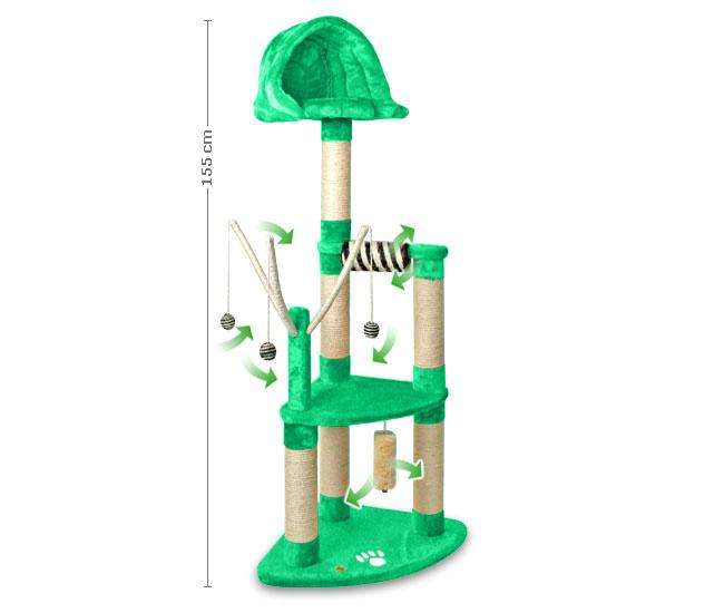 Pet-Star Kratzbaum MILLY - Grün