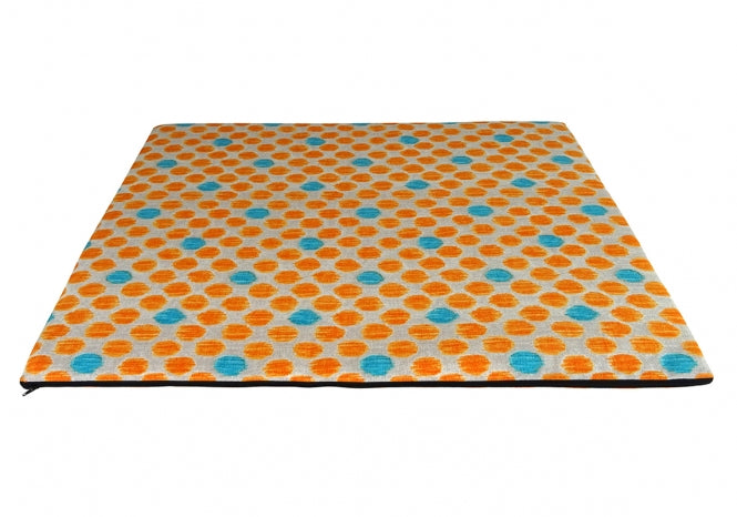 CARBONE Hundematte Mattress, 60 x 80 cm - Punkte-orange