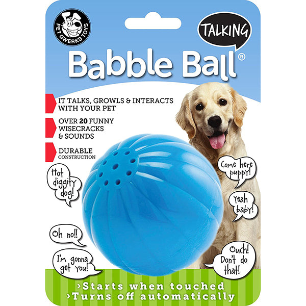 Pet Qwerks Quassel-Ball - L - ø 8 cm