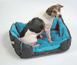 Pet-Star Bett/Kissen MONTANA, 72 cm - Hellblau
