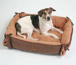 Pet-Star Bett/Kissen NEVADA, 72 cm - Braun