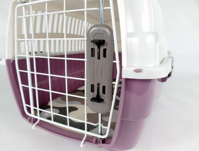 Transportbox Voyager Luxus mit Kissen + Napf - S