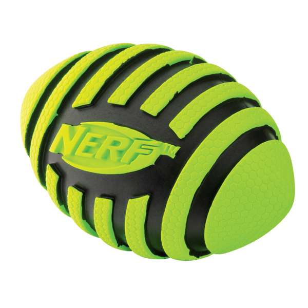 NERF DOG Spiral Squeak Football - M=12,8 cm