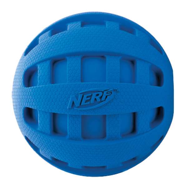 NERF DOG Squeak Checker Ball - Small