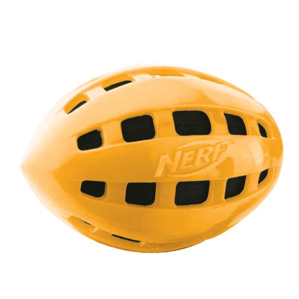 NERF DOG TPR Crunchable Sqeak Football - Small