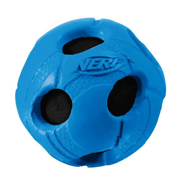 NERF DOG Wrapped Bash Ball (gummiummantelt) - M=6,4 cm