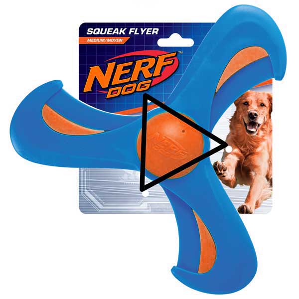NERF DOG Tri-Flyer - 22,8 cm