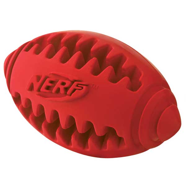 NERF DOG Teether Football zur Zahnpflege - Groß