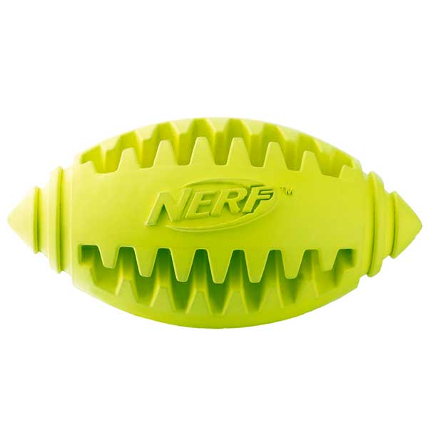 NERF DOG Teether Football zur Zahnpflege - Klein