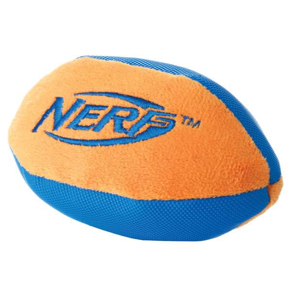 NERF DOG Ultraplush Trackshot Football - Medium