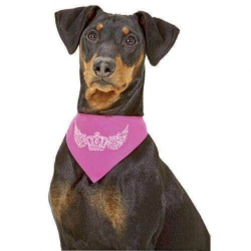 Karlie Flamingo Halstuch Krone mit Strass - Pink - 25 - 35 cm