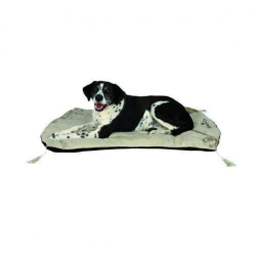 Trixie Hundekönig Decke mit Quasten - 70 × 50 cm, schwarz/beige