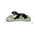 Trixie Hundekönig Decke mit Quasten - 85 × 65 cm, schwarz/beige